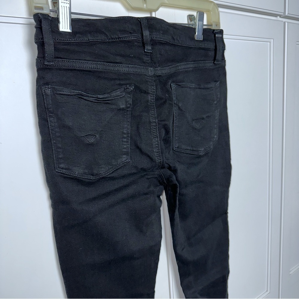 Hudson Nico Super Skinny Black Jeans 27 - Picture 6 of 10